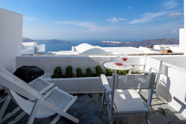 My place is part of a boutique hotel on the caldera of Santorini. It is close to Greece Studio for 4 with a wooden Loft on the Caldera Room in boutique hotel vacation rental 14010543
