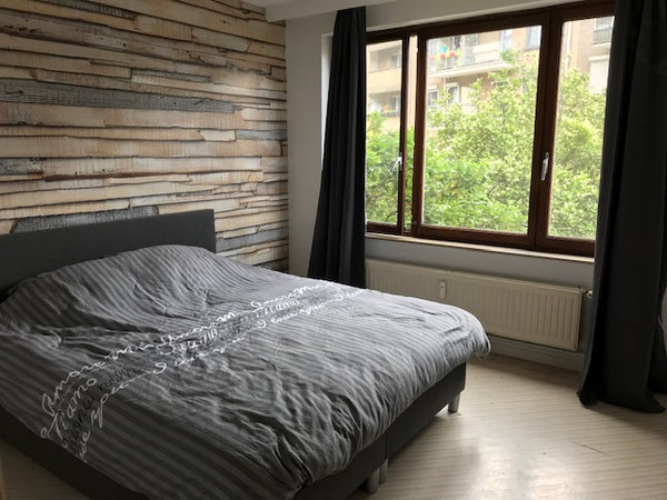 WOONKAMER 60m²: Grote zetel met slaapfunctie ( 4mop3m), grote TV, eetruimte, wer Antwerp, Belgium PlaceToBe Private room in rental unit vacation rental 41550993