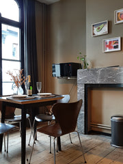 U start uw verblijf met een heerlijk kopje cappuccino, u gratis aangeboden bij a Antwerp, Belgium Beautiful cosy appartment - City centre - Heritage Entire condo vacation rental 53442538