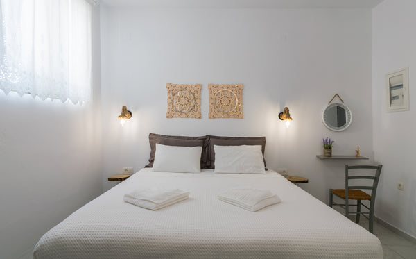 Studios in a quiet village called triovasalos,provides you everything that you w Adamantas, Greece Sea Sun Sand studio's Milos Room in serviced apartment vacation rental 12286338