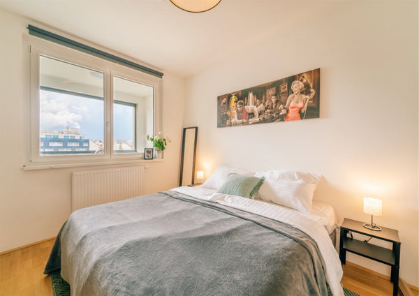 Kick back and relax in this calm, stylish space. Vienna, Austria *King Bed Home & Smart Tv* 1 min to Metro Entire condo vacation rental 680241140035459363
