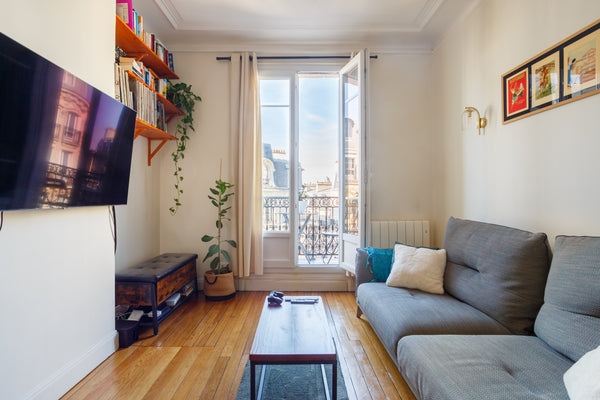Lovely 1 bedroom 1 living room (with two huge screens for remote work), apartmen Paris, France Lovely T3 Remote work Flat in Montmartre - 52m2 Entire rental unit vacation rental 21921247
