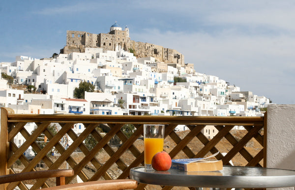 Focusing in the magic view of Astypalea's Castle and deep blue, in this room you Kalimnos, Greece Cozy Studio for Couples in Chora with Amazing View Entire rental unit vacation rental 17227822