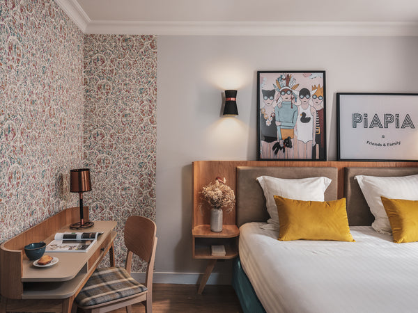 These rooms offer an area of 14 m2. They are made up of a main room with a doubl  Big, beautiful room in Paris Room in boutique hotel vacation rental 29200465