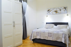 It is a bright and cozy studio apartment equipped with a double bed,  a wardrobe Prague, Czechia Nice small studio Orebitska Entire rental unit vacation rental 43825976