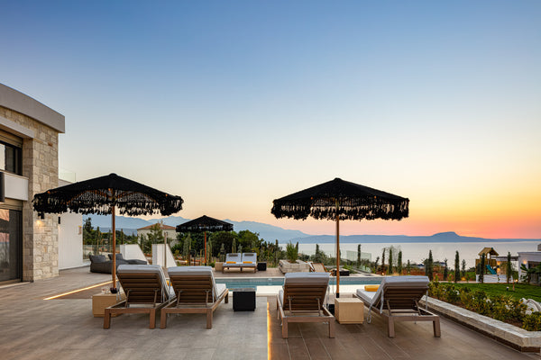 Settled into the hillside overlooking Rethymno town and coastline, this newly bu Rethimnon, Greece New villas, panoramic view close to all amenities Entire villa vacation rental 51029471