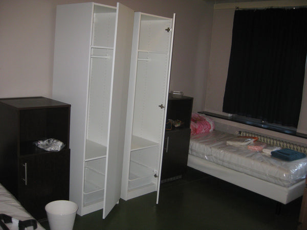 Fully furnished house: On the ground floor there's a bathroom and big open kitch  House in Antwerp 11-person Entire home vacation rental 42920403