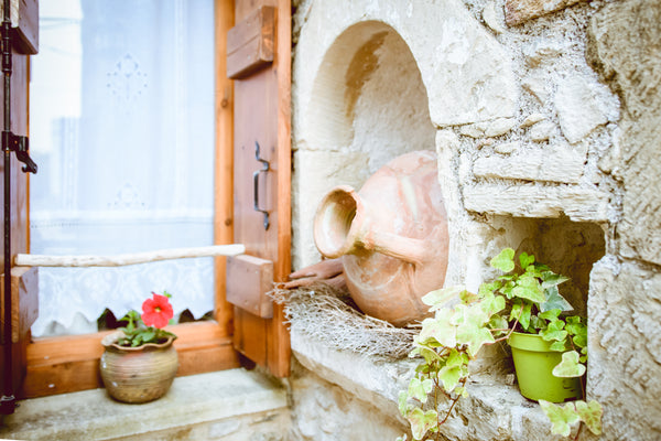 Our cozy stone built home in the village 
