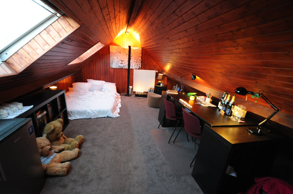 This is the Penthouse, on the top floor of the house, situated just a few hundre Brussels, Belgium Penthouse room  for student or internship Private room in home vacation rental 24422769