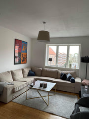 3 værelses lejlighed med køkken, stue, spisestue, soveværelse og bad. Der er en  Copenhagen, Denmark Skøn lejlighed i København Entire condo vacation rental 613080424375282256