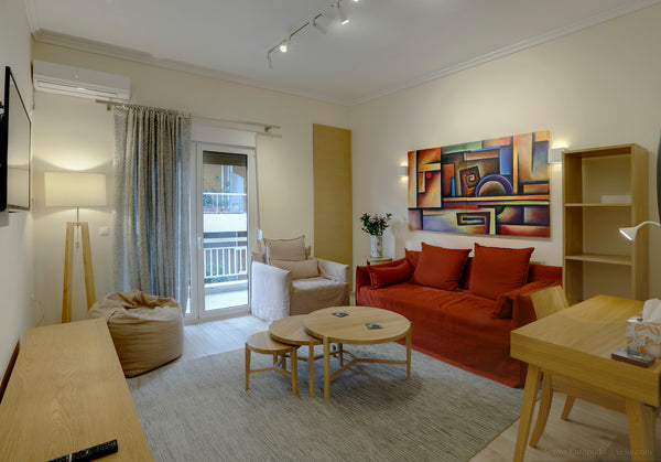 The one-bedroom apartment offers luxurious accommodation with elegant furniture, Nicosia, Nicosia, Cyprus Phaedrus Living: City Center Luxury Flat Kolonaki Entire serviced apartment vacation rental 567330155942098517