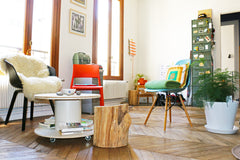 Our 1 bedroom apartment is located in a quiet parisian paved alley. Its high cei Paris, France Cosy 1 bedroom in quiet paved alley Entire rental unit vacation rental 2921052