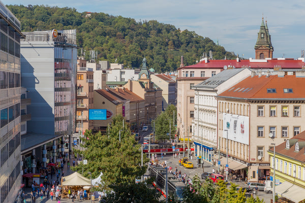 Whole place with amazing view on the square. Major sights are accessible by walk Prague, Czechia Amazing Window View 2Room Apartment at Andel metro Entire condo vacation rental 23608950