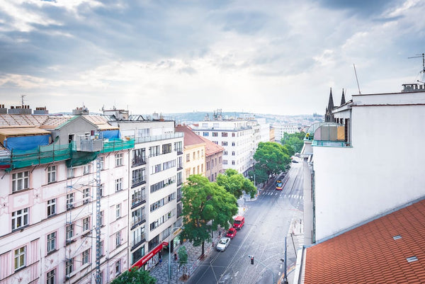 Great two bedroom loft in the top floor. Cool district of Vinohrady with many ca Czechia Amazing view loft with 2BD! Entire rental unit vacation rental 16502187