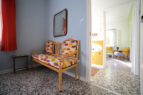 “Sun sto Spiti” is a '60s house with a yard, recently renovated as to maintain t Athens, Attica, Greece Mid-century modern apartment @ Sun sto Spiti Entire rental unit vacation rental 18709964