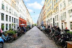 Cozy small apartment of 45 m2 with a traditional "Copenhagen bathroom" in the he  Cozy apartment on Denmark's perhaps hippest street Entire condo vacation rental 53681579