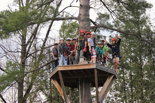 Wildman Zip Line Tour  Private Tours and Travel Guide America Detroit CITY Upper Peninsula Destination Tour