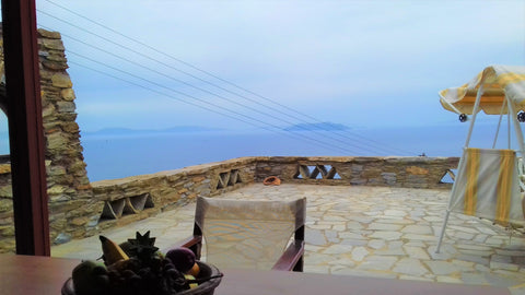 Aegean island stone built villa w/spectacular sea views over eastern coastline o  Aegean island stone villa w/sea views-4bdrms-KEA Entire villa vacation rental 31550666
