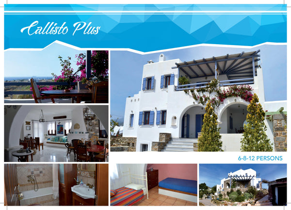 The “Callisto Plus” Luxury Villa, is located in a point of Paros with a breathta Moschato, Greece 