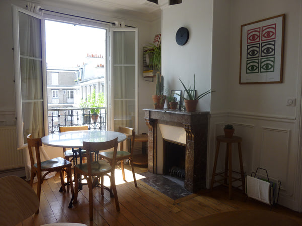 Lovely typical Parisian flat with nice view. Simple and well decorated, it is id Paris, France Cosy & quiet flat - Canal St Martin Entire rental unit vacation rental 7282009