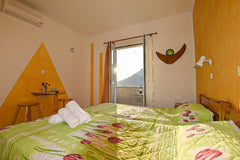 In Massouri Armeos direct under Grande Grotta. Just renovated, colourful painted Greece SunshineStudiosKalymnos: Grande Grotta and the sea Entire rental unit vacation rental 47913869