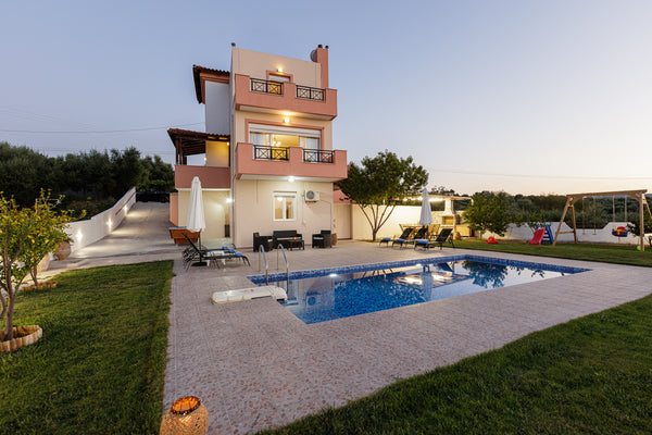 Welcome to Villa Marina! A two-storeyed house with three bedrooms, two bathrooms Perama, Greece Villa Marina - Living in Cretan countryside! Entire villa vacation rental 21366824