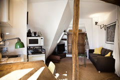 My appartment is located just at the foot of the Sacre Cœur, next to the theatre Paris, France Romantic nest under Montmartre’s Roofs Entire rental unit vacation rental 15870857