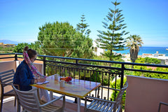 Feel like home.<br /><br />Feel with all your senses. <br /><br />Feel for yours Stalos, Greece Ideal Standard Apartment in Melina's House Room in aparthotel vacation rental 6314114