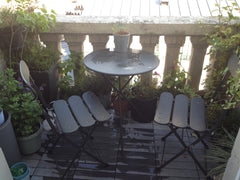 Studio 21 sq/meters with a charming terrace and nice view, very closed from cana Paris, France Lovely appt with terrace Paris 10 Entire rental unit vacation rental 3846047