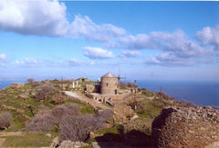 A Mediterranean-style authentic windmill and the miller's house is available to  Athens, Greece Traditional windmill+miller's house Windmill vacation rental 4801439