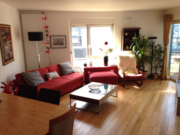 Grand 3 pièces de 70m² avec 2 terrasses très calme. 6 couchages (2*2 places + li Paris, France Joli 3 pièces + terrasse LaVillette Entire rental unit vacation rental 6038822