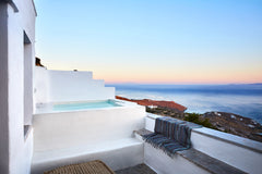 Situated at the peaceful village of Kardiani in Tinos, Living Theros Luxury Suit  Outdoor Jacuzzi Junior Suite Sea View Private room in guest suite vacation rental 24593358