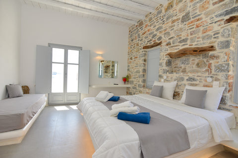 THE CALENDAR IS NOT UPDATED!<br />Please scroll down the page and choose CONTACT  Amorgos beach front stylish studio sea view balcon Entire rental unit vacation rental 645212643052745376