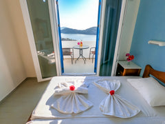 It has private bathroom, balcony with sea view, refrigerator, 24 hour hot water,  Top Floor Room with sea view Room in hotel vacation rental 6519361