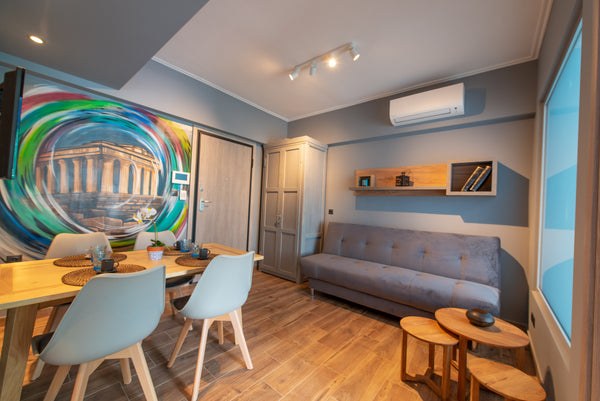 The newly designed and refurbished appartement is located in the heart of the ci West Athens Regional Unit, Greece Rooftop apartment in the center of Athens Entire rental unit vacation rental 43253959