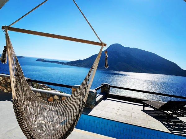 Kastelli Blu SKY - the only luxury villa on Kalymnos with a private pool, yoga p Singapore Kastelli Blu SKY, Luxury Pool Villa Cycladic home vacation rental 11784061