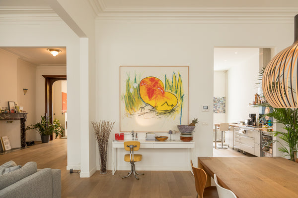 Master mansion in a quiet street in the centre of town. Living space: 450m2 + 10 Antwerp, Belgium 100 years old 