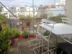 Flat duplex, 37m² with a terrasse of 10m² (BBQ included), nice vue on Eiffel Tou Paris, France Nice flat with terrasse Entire rental unit vacation rental 1440443