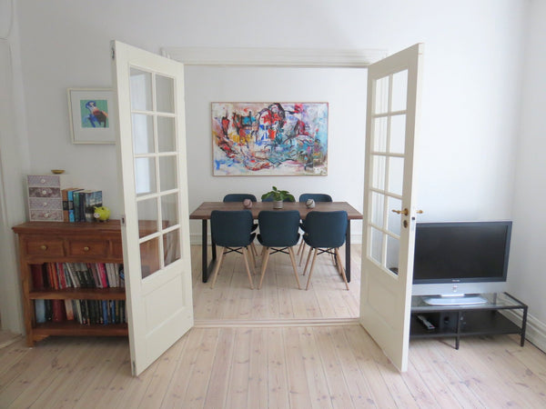 Our apartment is located at the heart of Vesterbro. A charming part of Copenhage Copenhagen, Denmark Beautiful light apartment perfectly located Entire rental unit vacation rental 15278912