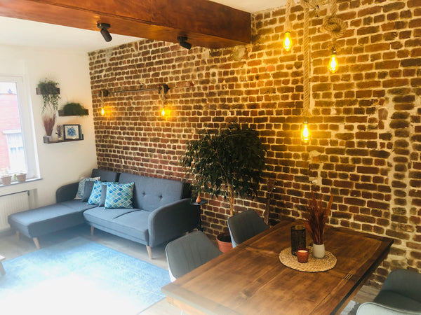 Appartement lumineux de 80m2, au style industriel avec briques d'origine apparen Brussels, Belgium Design industrial style - Brussels Entire rental unit vacation rental 51170219