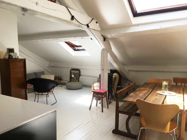 Family apartment loft style about 70m2 on the top floor without elevator (but on Paris, France Family loft next to the Canal Saint-Martin Entire loft vacation rental 19050508