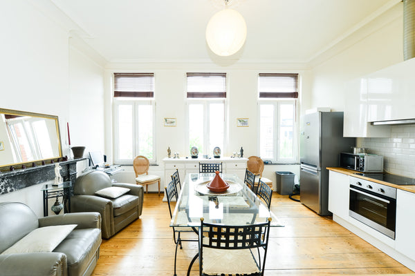 refurbished in 2017, this elegant duplex at 2nd and 3rd floor of typical brussel Brussels, Belgium Luminuous and spacious in the hart of Brussels Entire rental unit vacation rental 53685394