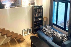 L'appartement est situé au cœur de Montmartre dans une petite rue à sens unique Rennes, France ♡Modern and quiet Loft with garden in Montmartre♡ Entire loft vacation rental 29915498