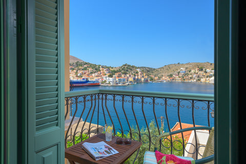 Within a short distance from the picturesque harbor of Symi, Blue Wave give an e Egeo, Greece Blue Wave - Astradeni House Entire home vacation rental 31397939