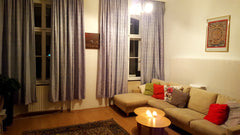 The apartment is very bright and the spacious living room provides a very comfor Vienna, Austria Spacious Smart Apartment Private room in rental unit vacation rental 23348126