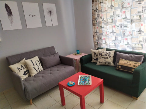 A really friendly and cosy apartment 42m² with comfort furnishing and decoration Greece Wabi Sabi house Entire rental unit vacation rental 30263910