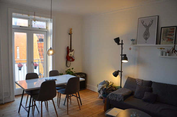 The apartment has 2 rooms. A bedroom with a 160x200cm bed and a little balcony t Denmark Cozy apartment in the center of Copenhagen Entire rental unit vacation rental 31281504