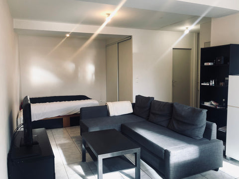 Bonjour, je loue mon studio refait à neuf situé en bord de Saône à quelques minu Lyon, France Beau studio de 42 m2 proximité hypercentre Entire rental unit vacation rental 39853934