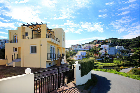 A modern, 145sqm maisonette, located on the hills surrounding the fantastic gulf Heraklion, Greece Villa Angela, stylish villa w/ seaview in Crete Entire villa vacation rental 18664494