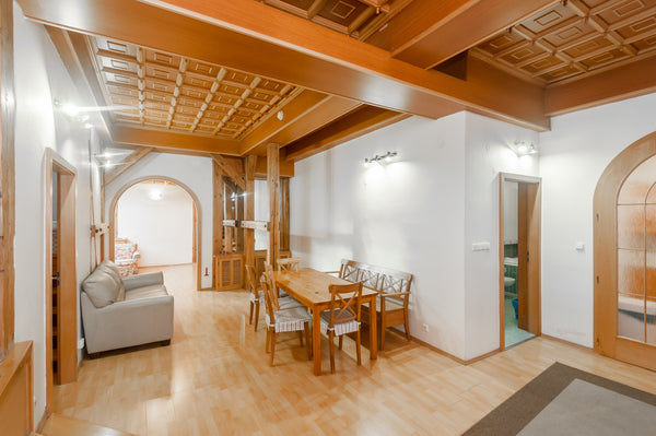 A trully unique triplex. In the entrance floor there is a living room with a fir  Truly unique triplex Entire rental unit vacation rental 9090077